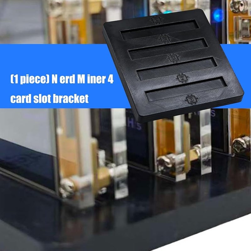 2 8 Inch 4 Slot Base Bracket Holder for NerdMiner NMMiner Quick Assembly Setup - Image 4